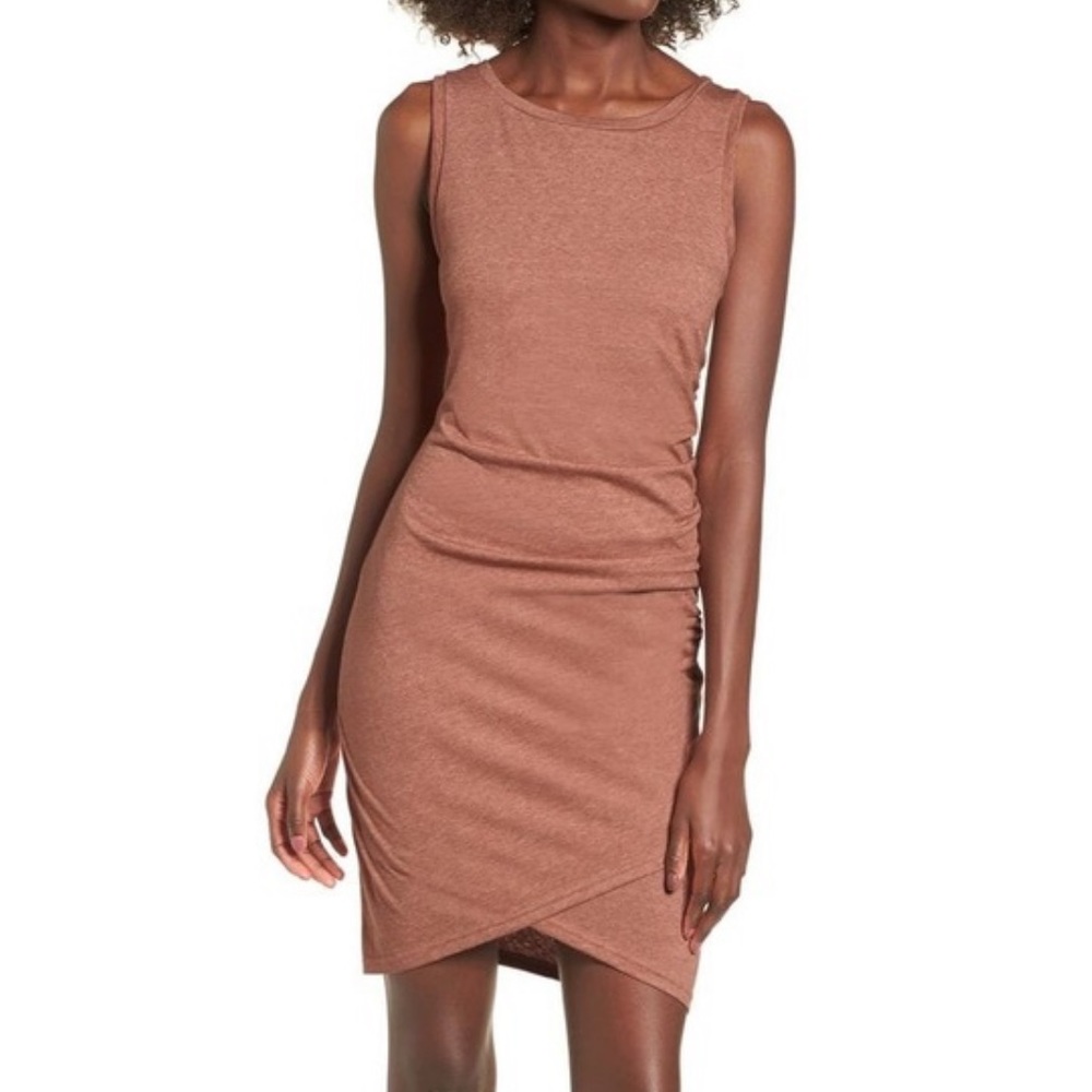 Leith Ruched Bodycon Tank Dress